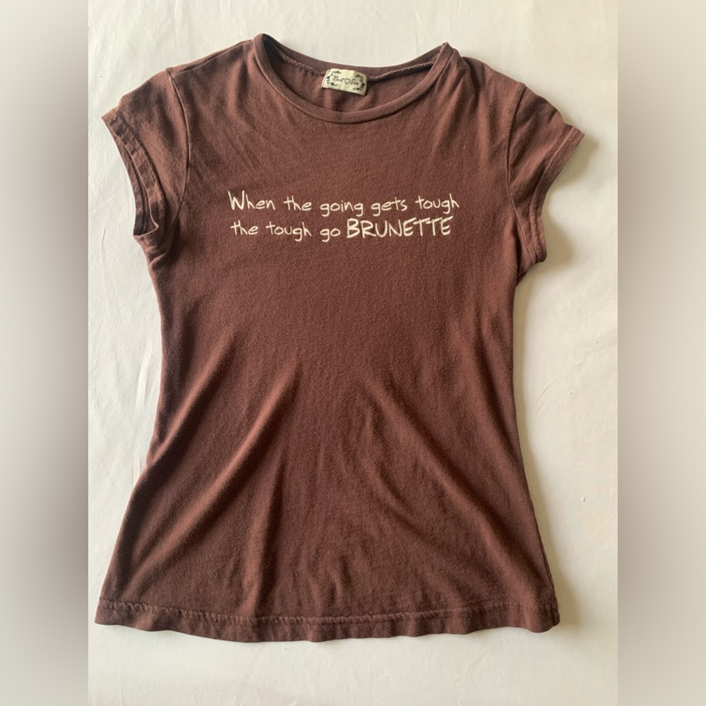 Vintage Y2k Brown short sleeve